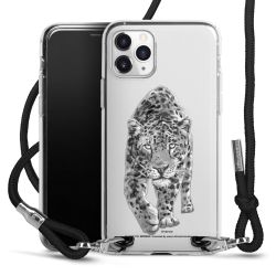 New Carry Case Transparent Stoff schwarz/silber