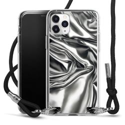 New Carry Case Transparent Stoff schwarz/silber