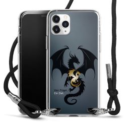 New Carry Case Transparent Stoff schwarz/silber