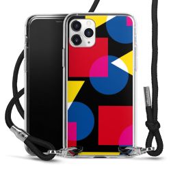 New Carry Case Transparent Stoff schwarz/silber