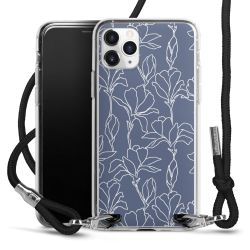 New Carry Case Transparent Stoff schwarz/silber