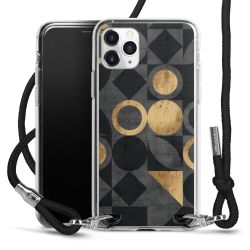 New Carry Case Transparent Stoff schwarz/silber