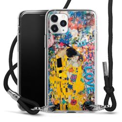 New Carry Case Transparent Stoff schwarz/silber