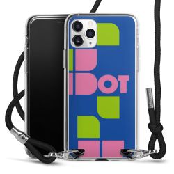 New Carry Case Transparent Stoff schwarz/silber