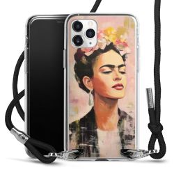 New Carry Case Transparent Stoff schwarz/silber