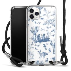 New Carry Case Transparent Stoff schwarz/silber