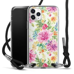 New Carry Case Transparent Stoff schwarz/silber