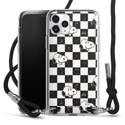 New Carry Case Transparent Stoff schwarz/silber