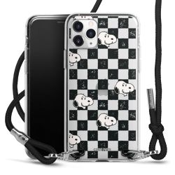 New Carry Case Transparent Stoff schwarz/silber