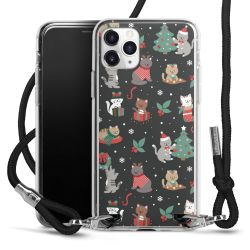 New Carry Case Transparent Stoff schwarz/silber