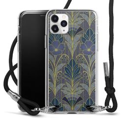 New Carry Case Transparent Stoff schwarz/silber