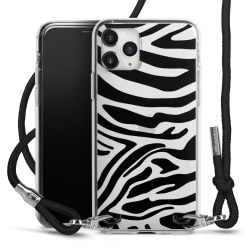 Carry Case Transparent Fabric black/silver