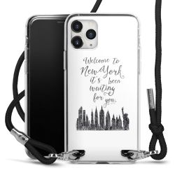 Carry Case Transparent Fabric black/silver