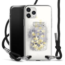 Carry Case Transparent Fabric black/silver