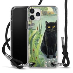 New Carry Case Transparent Stoff schwarz/silber