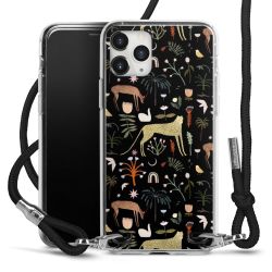 New Carry Case Transparent Stoff schwarz/silber