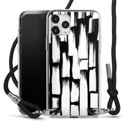 Carry Case Transparent Fabric black/silver