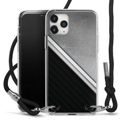 Carry Case Transparent Fabric black/silver