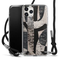 Carry Case Transparent Fabric black/silver