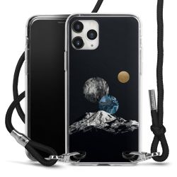 New Carry Case Transparent Stoff schwarz/silber