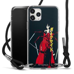 New Carry Case Transparent Stoff schwarz/silber