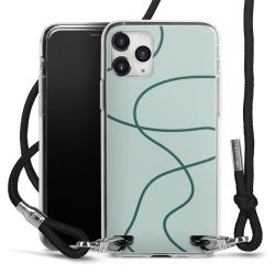 New Carry Case Transparent Stoff schwarz/silber