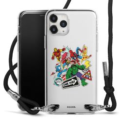 New Carry Case Transparent Stoff schwarz/silber