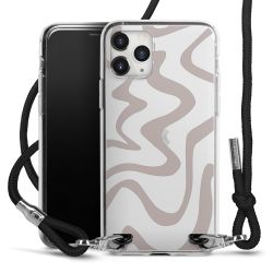 New Carry Case Transparent Stoff schwarz/silber