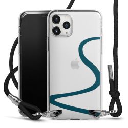 New Carry Case Transparent Stoff schwarz/silber