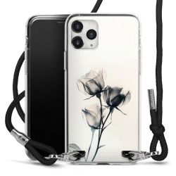 New Carry Case Transparent Stoff schwarz/silber