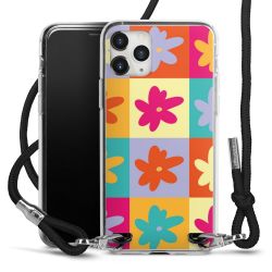 New Carry Case Transparent Stoff schwarz/silber