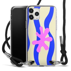 New Carry Case Transparent Stoff schwarz/silber