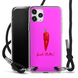 New Carry Case Transparent Stoff schwarz/silber