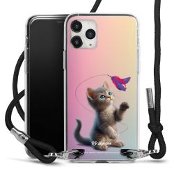 New Carry Case Transparent Stoff schwarz/silber