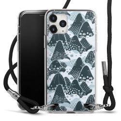 New Carry Case Transparent Stoff schwarz/silber