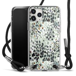 New Carry Case Transparent Stoff schwarz/silber