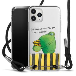 New Carry Case Transparent Stoff schwarz/silber