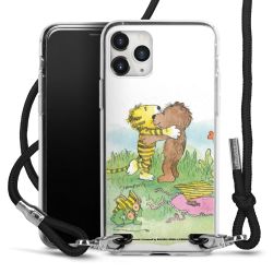 New Carry Case Transparent Stoff schwarz/silber