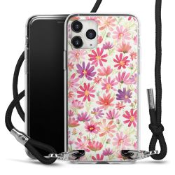 New Carry Case Transparent Stoff schwarz/silber