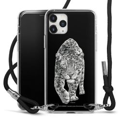 New Carry Case Transparent Stoff schwarz/silber