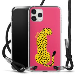 New Carry Case Transparent Stoff schwarz/silber