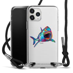 New Carry Case Transparent Stoff schwarz/silber