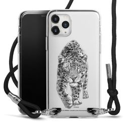 New Carry Case Transparent Stoff schwarz/silber