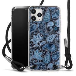 New Carry Case Transparent Stoff schwarz/silber