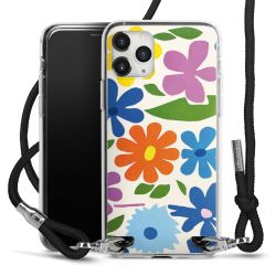 New Carry Case Transparent Stoff schwarz/silber