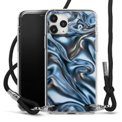 New Carry Case Transparent Stoff schwarz/silber