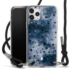 New Carry Case Transparent Stoff schwarz/silber