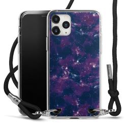 New Carry Case Transparent Stoff schwarz/silber