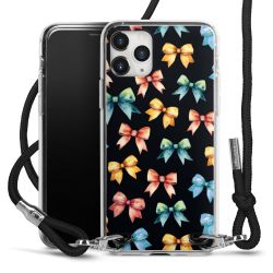 New Carry Case Transparent Stoff schwarz/silber