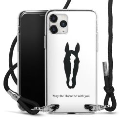 New Carry Case Transparent Stoff schwarz/silber